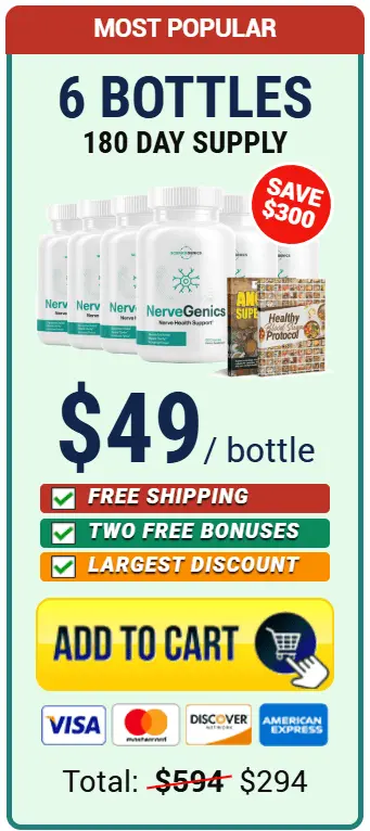 nervegenics 6 bottles price